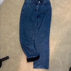 Woolrich lined jeans